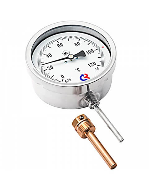 Термометр радиальный биметалл. БТ-32.211 - купить в 